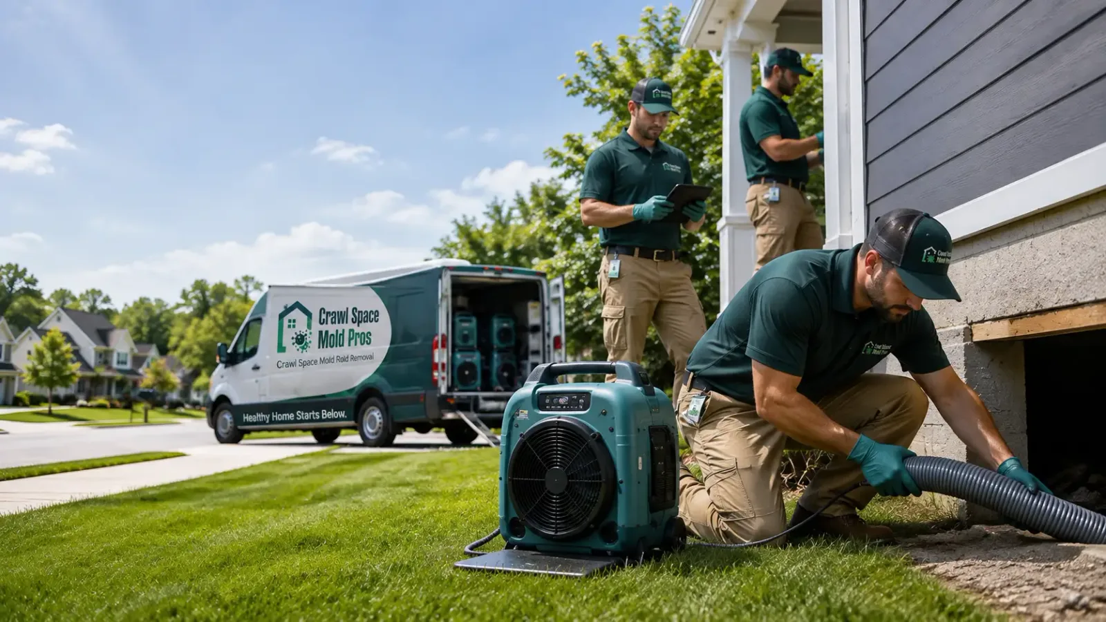 Crawl Space Mold Removal in Fayetteville, AR